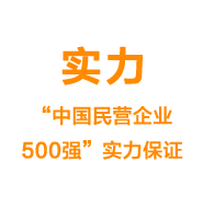 實(shí)力——“中國民營企業(yè)500強(qiáng)”實(shí)力保證